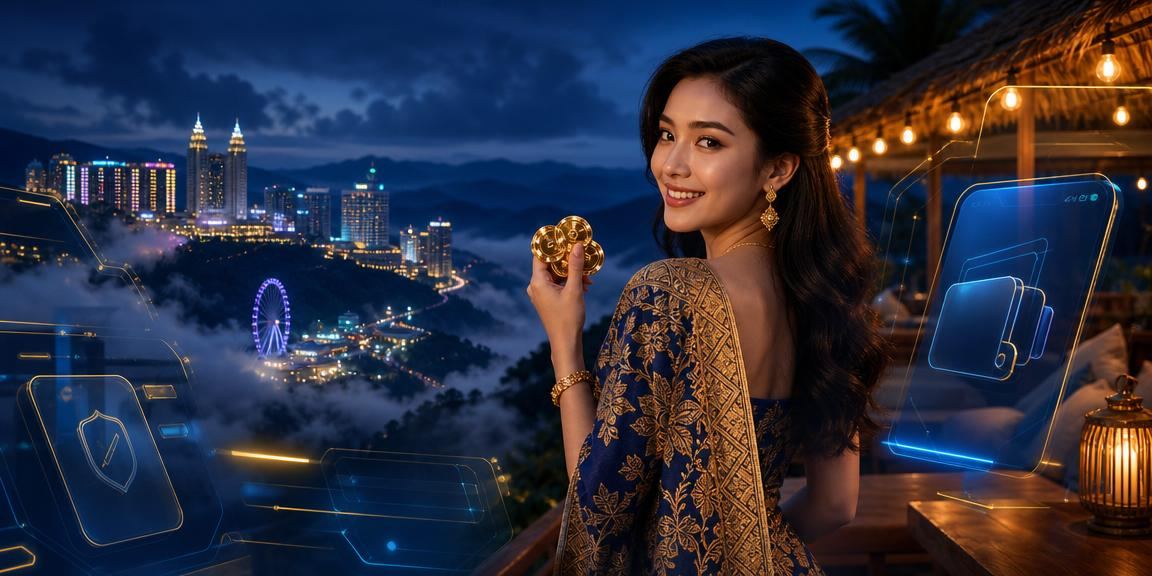 Pertaruhan bergaya Melayu di Genting Highlands suasana kasino meja malam meriah